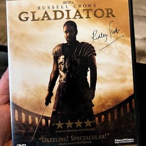 Gladiator DVD with Signature